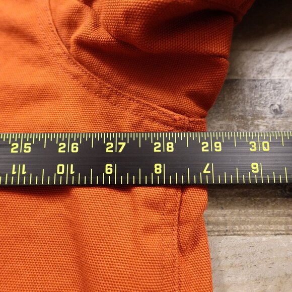 Duluth Trading Hanger Bender Fire Hose Shirt Jac Men's  2XL Lined Rust Orange - Picture 4 of 10